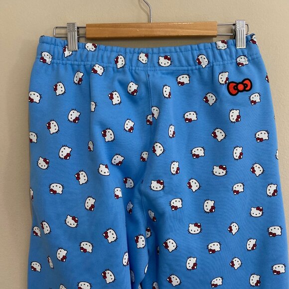 NEW Nike x Hello Kitty NRG Fleece Sweatpants University Blue Unisex XS - Picture 6 of 15